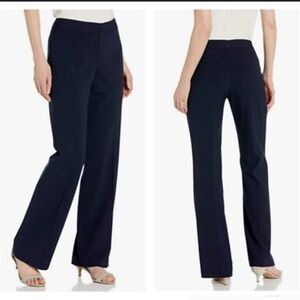 Nine West Dark Blue Wide Leg Pants Trousers Office Business Navy size 10